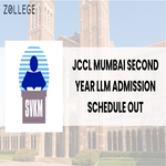 JCCL Mumbai Second Year LLM Admission Schedule Out